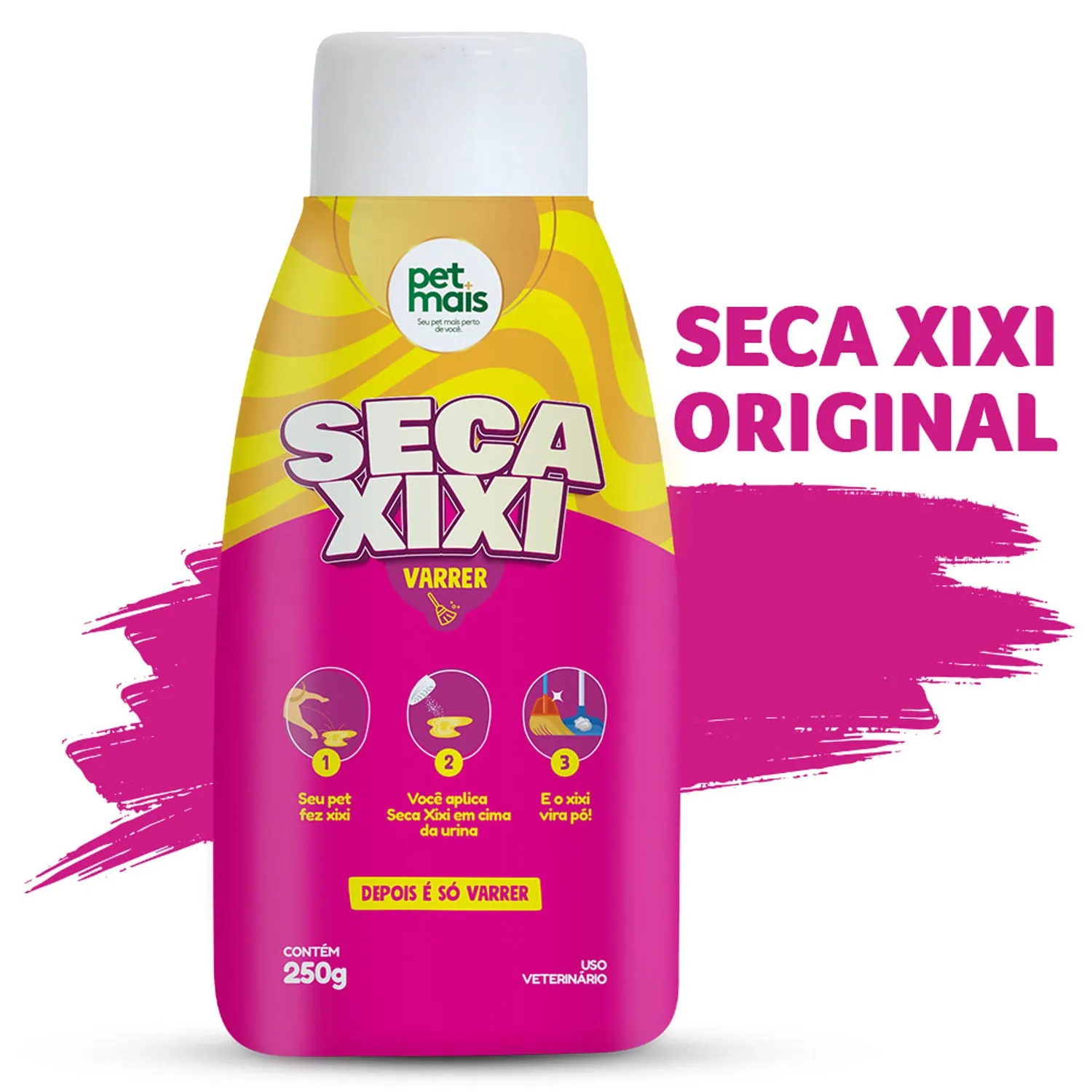 Seca Xixi para Varrer Perfumado Petmais